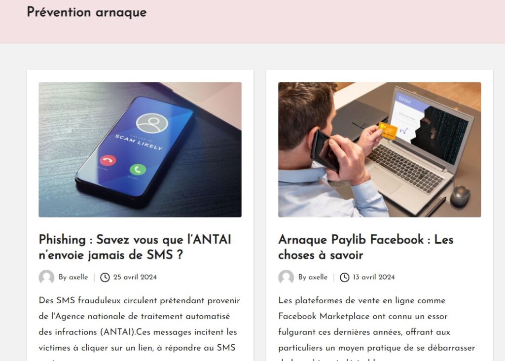 Ademe-guyane.fr : sensibilise les gens contres les arnaques sur internet